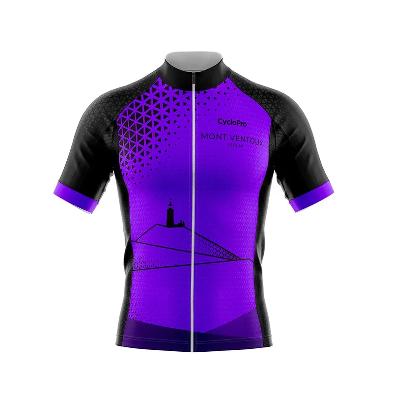 Maillot de Cyclisme Mont Ventoux Violet - Performance