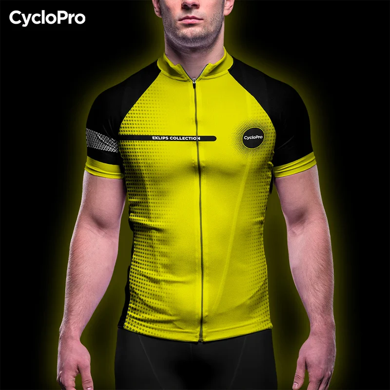 MAILLOT DE CYCLISME JAUNE - EKLIPS