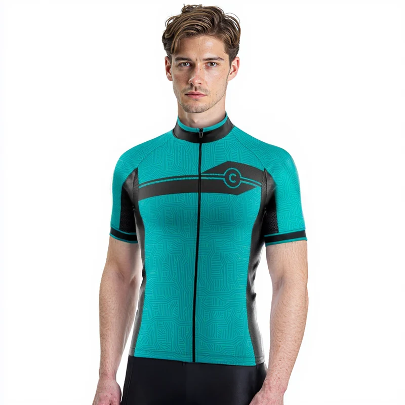 Maillot Cyclisme Route Bleu - Diamond+
