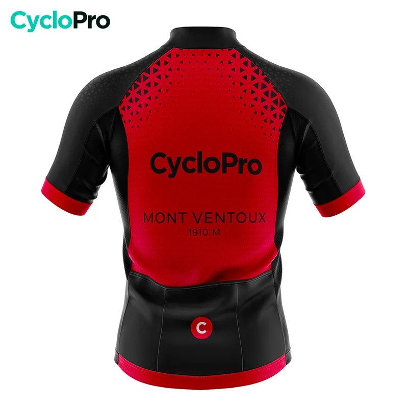Maillot de Cyclisme Mont Ventoux Rouge - Performance