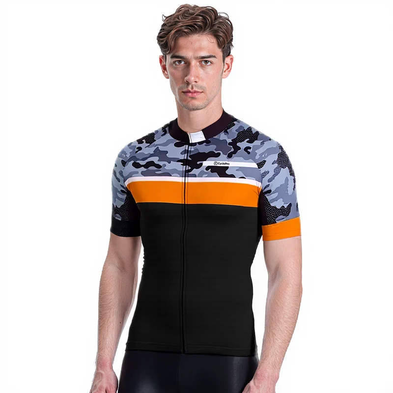 MAILLOT DE CYCLISME ORANGE - CAMORIDE