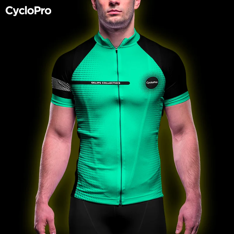 MAILLOT DE CYCLISME TURQUOISE - EKLIPS