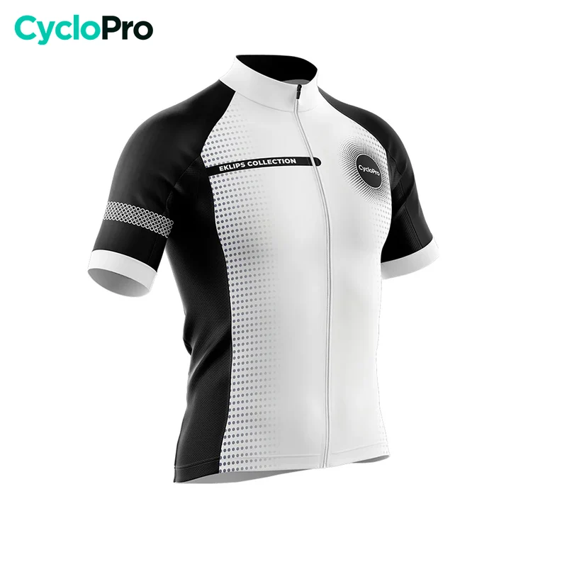 MAILLOT DE CYCLISME BLANC - EKLIPS