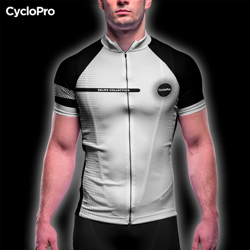 MAILLOT DE CYCLISME BLANC - EKLIPS