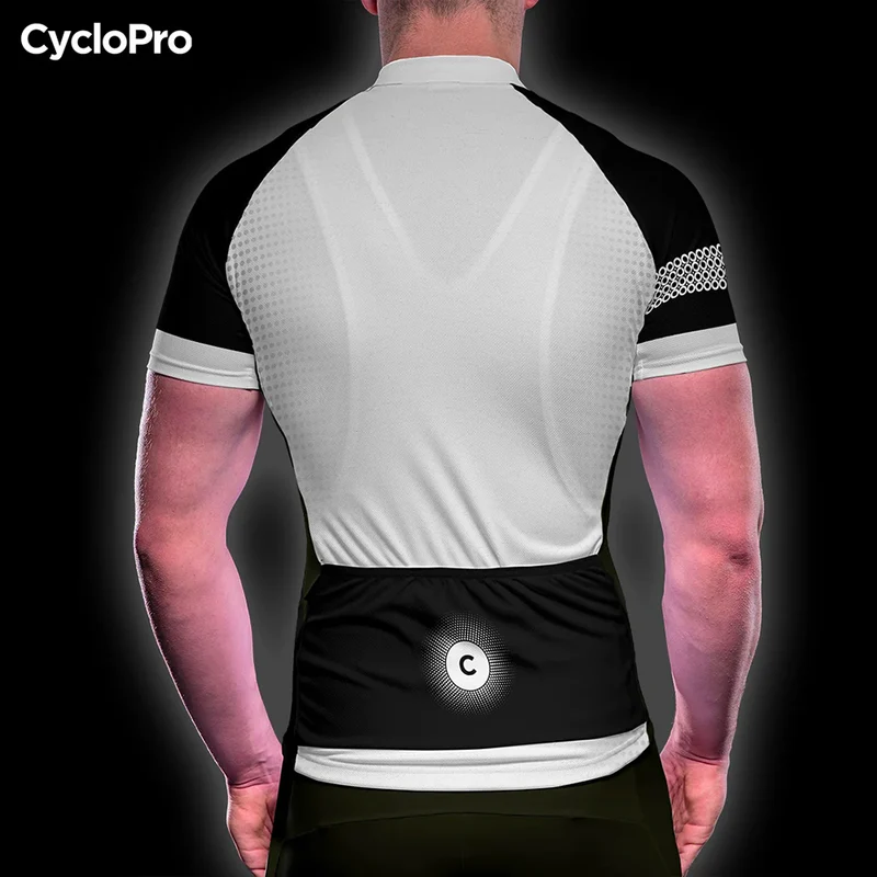 MAILLOT DE CYCLISME BLANC - EKLIPS