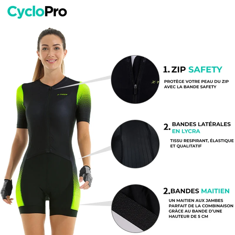 Combinaison Cyclisme / VTT pour Femme - Racing+