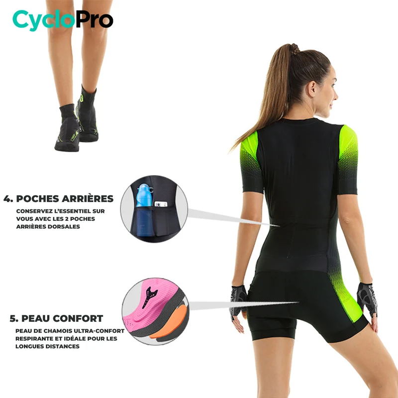 Combinaison Cyclisme / VTT pour Femme - Racing+