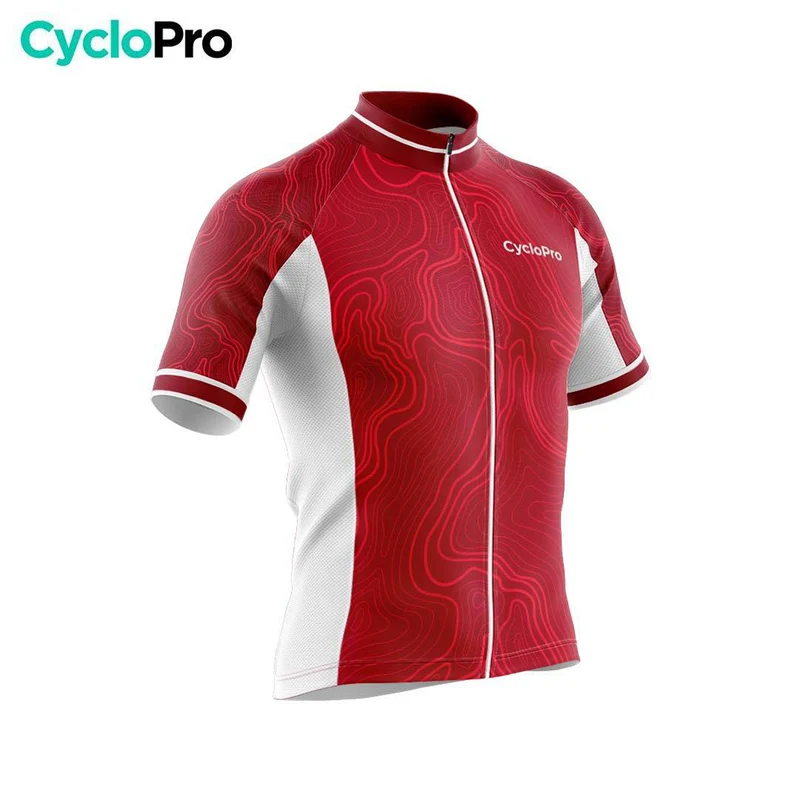 Maillot Cyclisme Route Rouge - Fluidity+