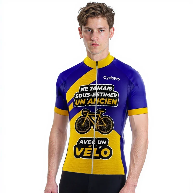 Maillot Cyclisme Route - Ancien à vélo