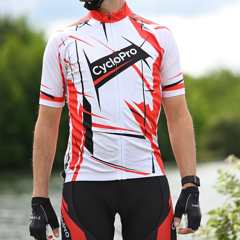 Maillot Cyclisme Route Rouge - Sensas+