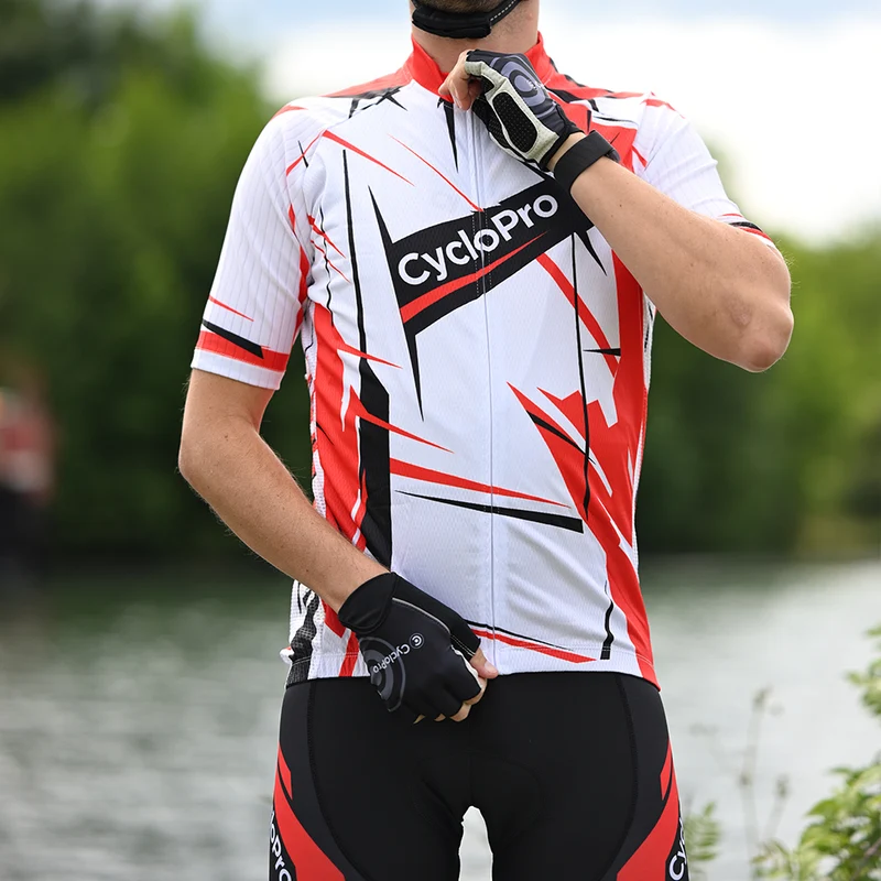 Maillot Cyclisme Route Rouge - Sensas+