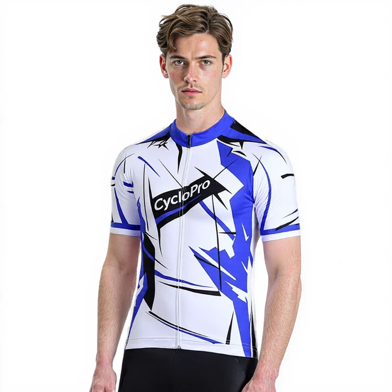 Maillot Cyclisme Route Bleu - Sensas+