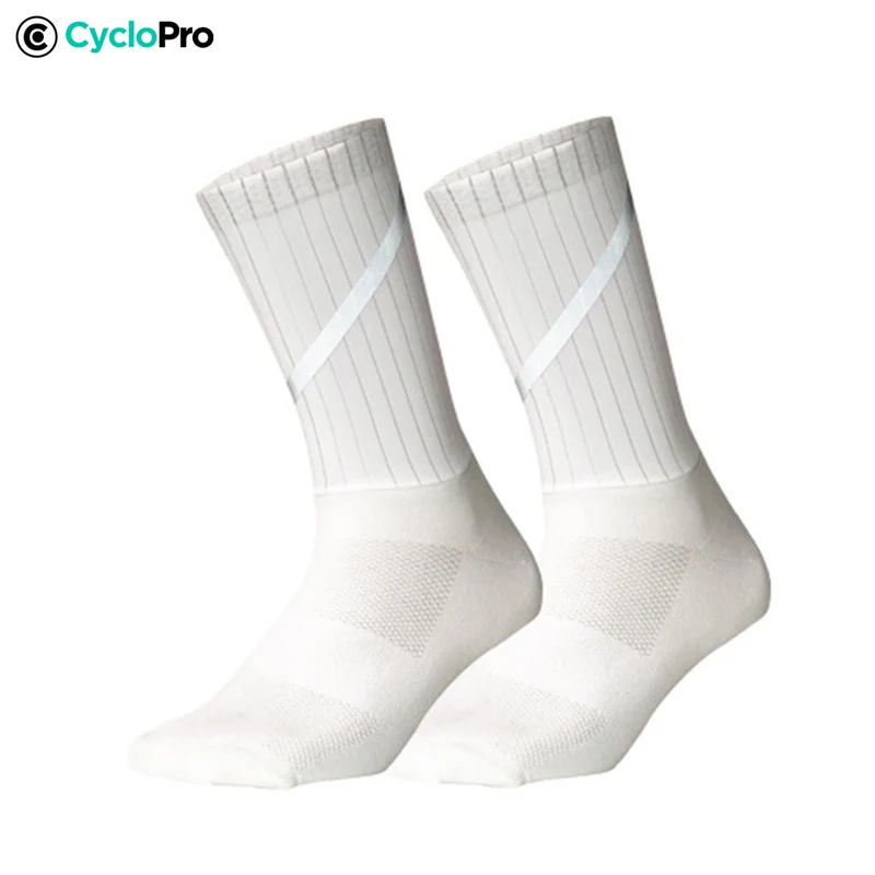 Pack Été Complet Blanc Eklïps - Tenue Cycliste + Mitaines + Chaussettes + Lunettes