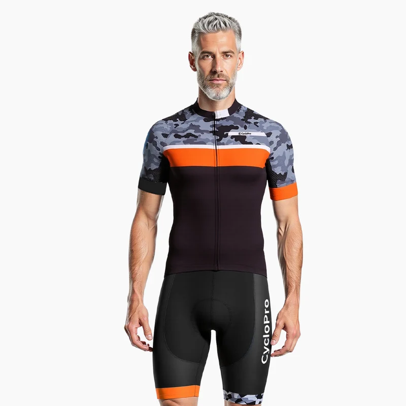 Tenue de Cycliste Route Orange - CamoRide