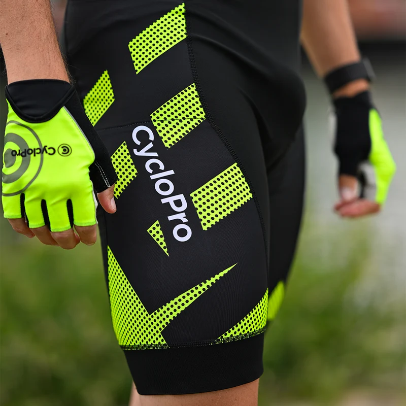 Cuissard Cycliste 3 Poches jaune - Practical+
