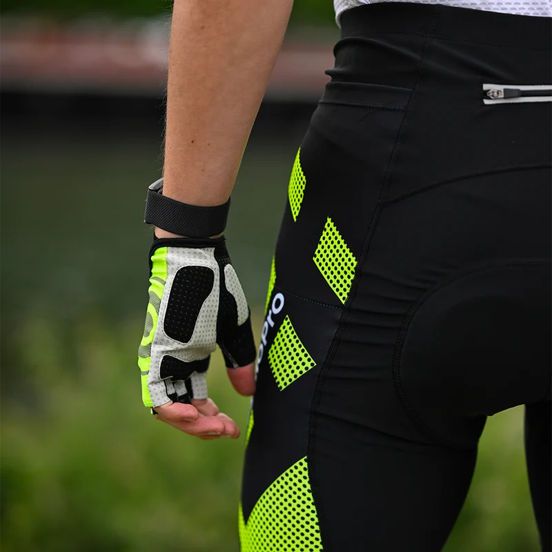 Cuissard Cycliste 3 Poches jaune - Practical+