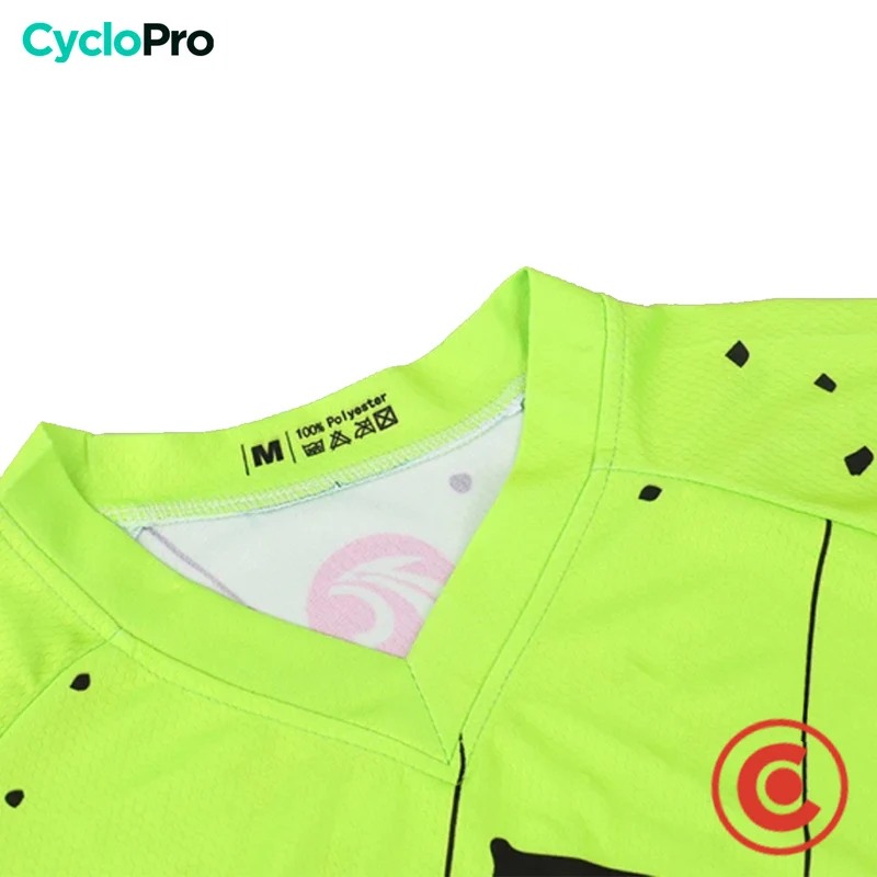 Maillot Vtt homme manche longue vert et rouge | AgilityMax
