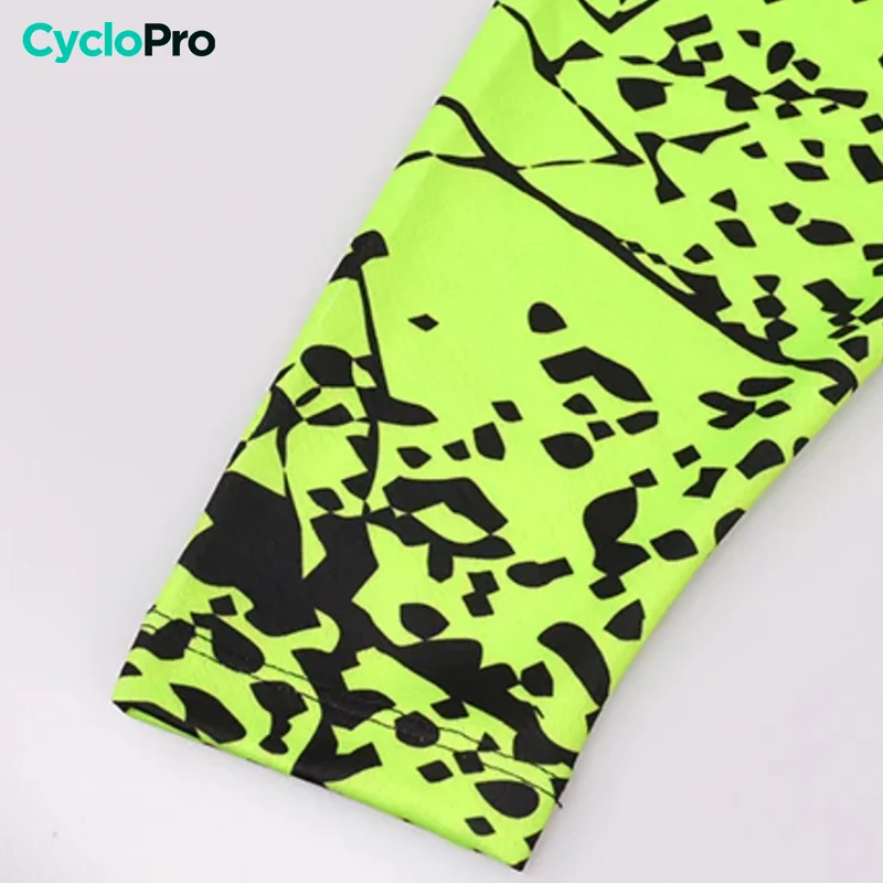 Maillot Vtt homme manche longue vert et rouge | AgilityMax