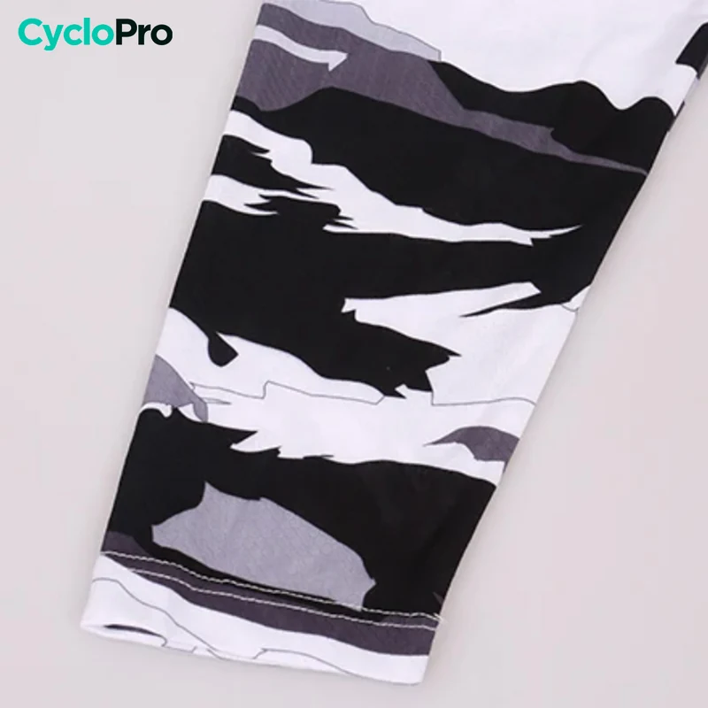 Maillot Vtt homme manche longue noir et blanc | AgilityMax