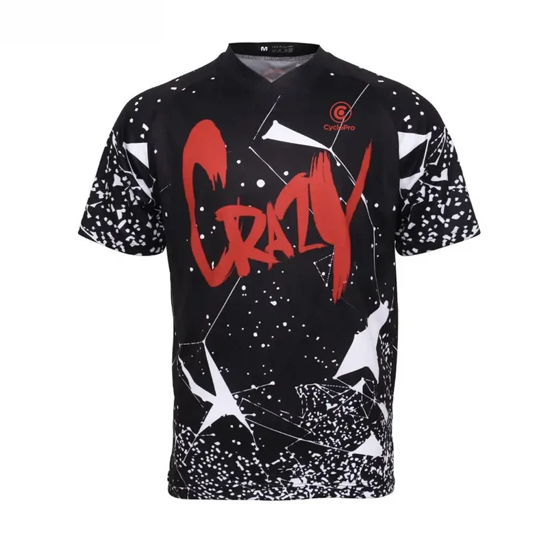 Maillot Vtt homme manche courte noir et rouge | AgilityMax