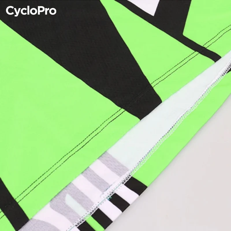 Maillot Vtt homme manche courte noir et vert fluo | AgilityMax