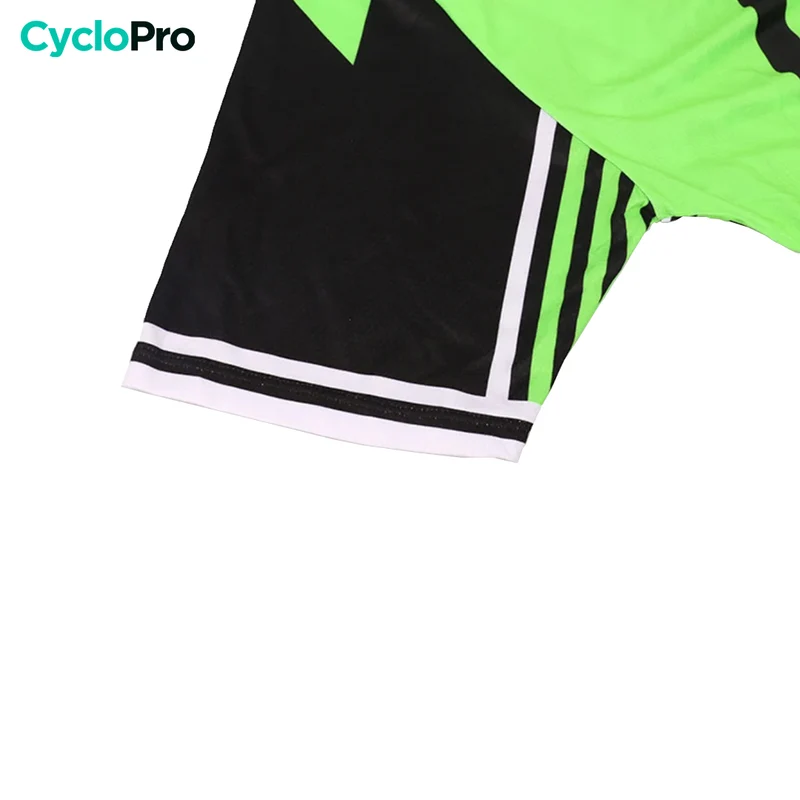 Maillot Vtt homme manche courte noir et vert fluo | AgilityMax