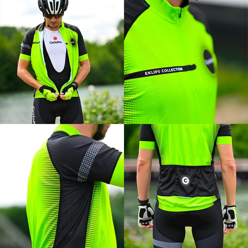 Tenue De Cyclisme Été Verte - Collection Eklïps