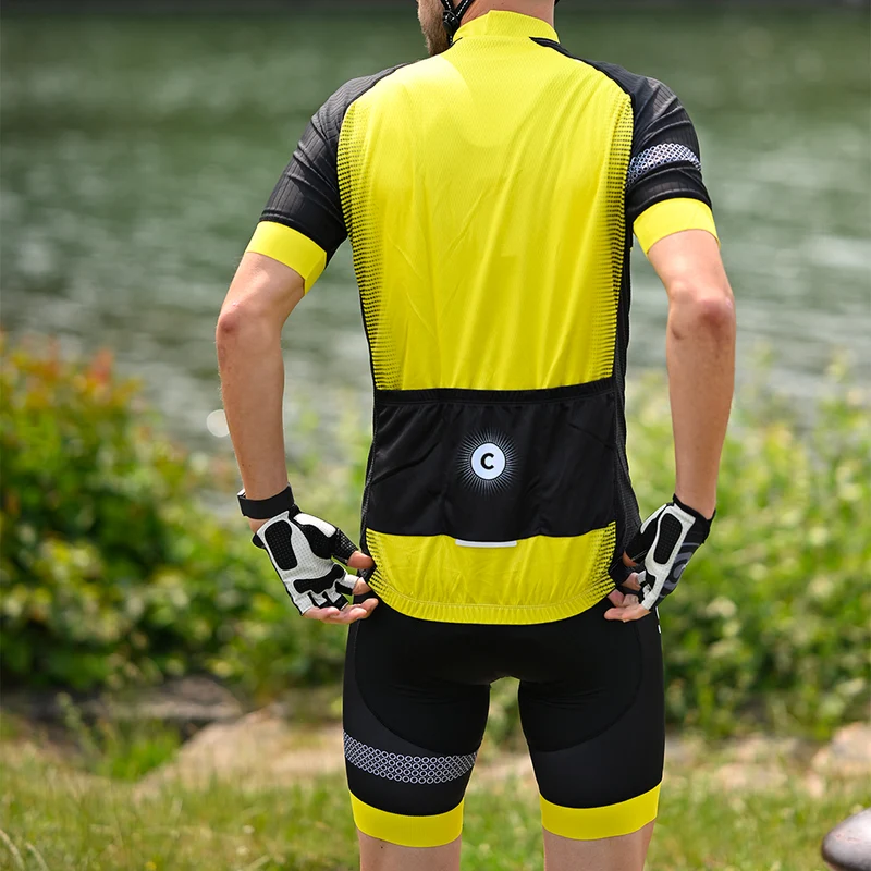 Tenue De Cyclisme Été Jaune - Collection Eklïps