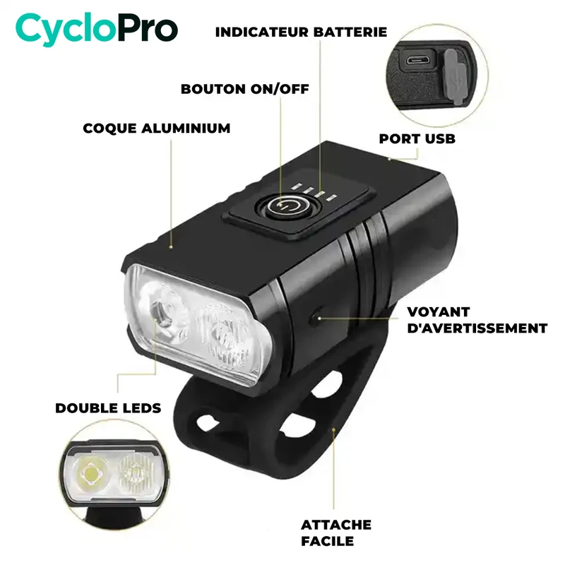 Kit lampe Vélo - VisibilityMAX