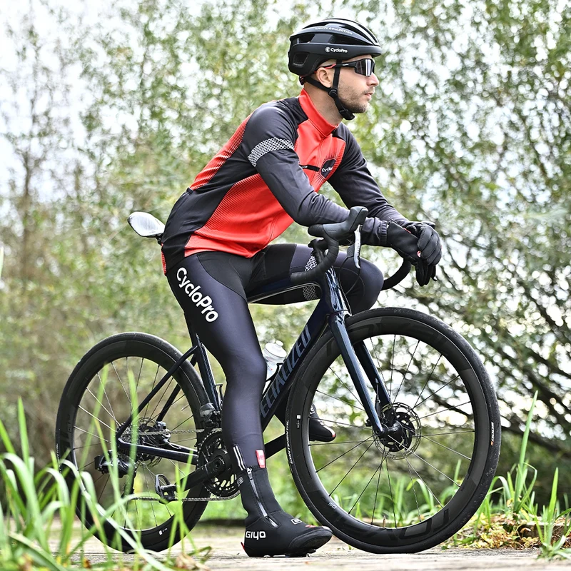 Tenue cycliste hiver Rouge - Eklïps