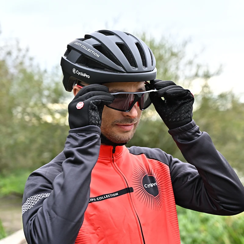 Tenue cycliste hiver Rouge - Eklïps