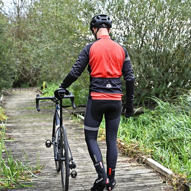 Tenue cycliste hiver Rouge - Eklïps