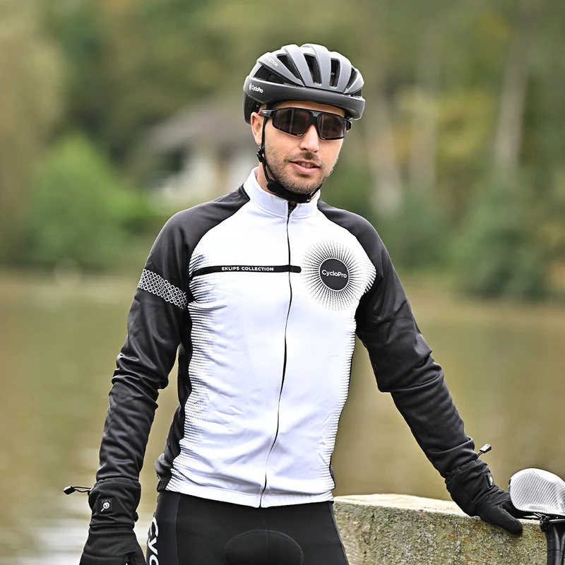 Tenue cycliste hiver Blanche - Eklïps