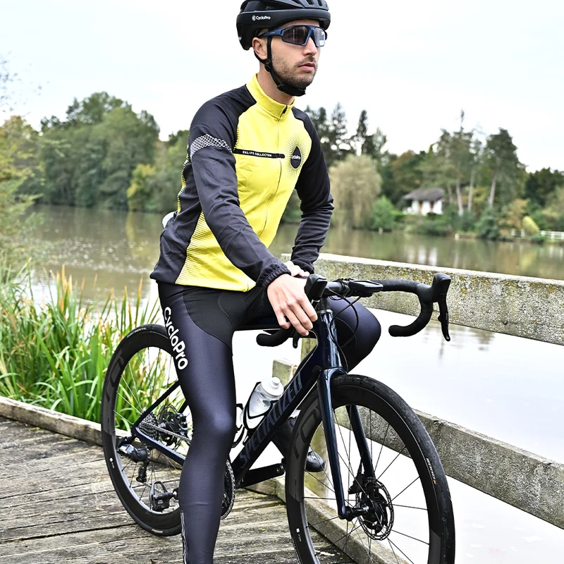 Tenue cycliste hiver Jaune - Eklïps