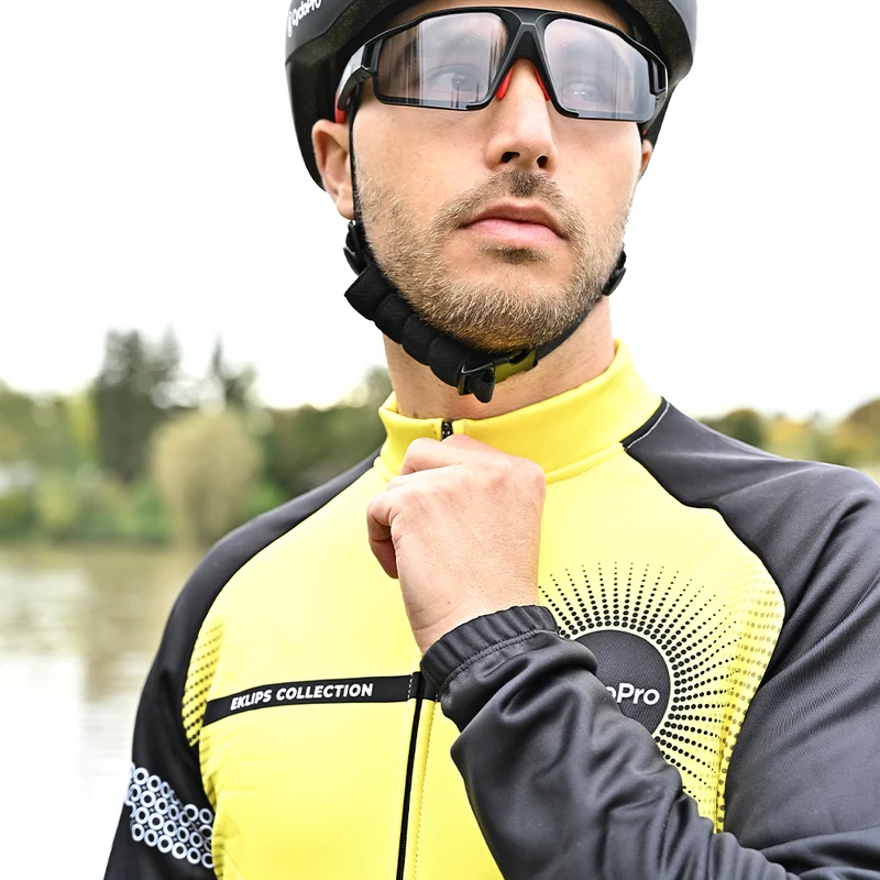 Tenue cycliste hiver Jaune - Eklïps