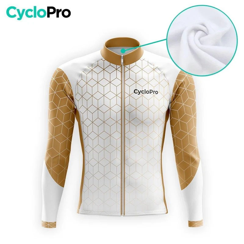 TENUE CYCLISTE AUTOMNE HOMME MARRON - CUBIC+