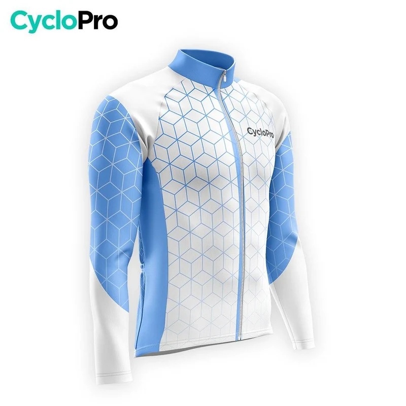 TENUE CYCLISTE AUTOMNE HOMME BLEU - CUBIC+