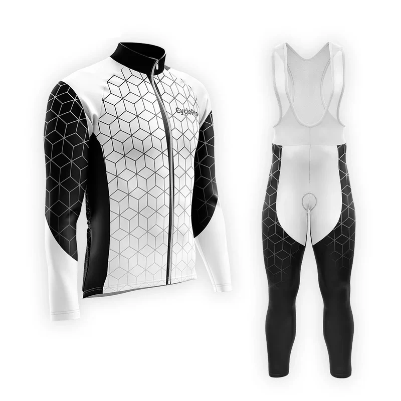 TENUE CYCLISTE AUTOMNE HOMME NOIR - CUBIC+