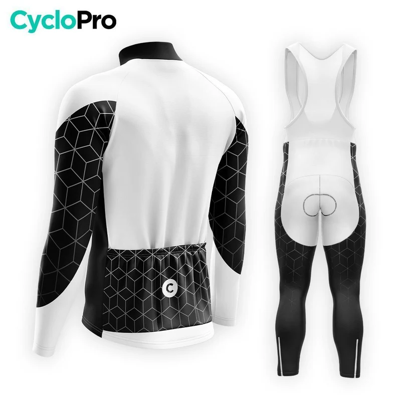 TENUE CYCLISTE AUTOMNE HOMME NOIR - CUBIC+