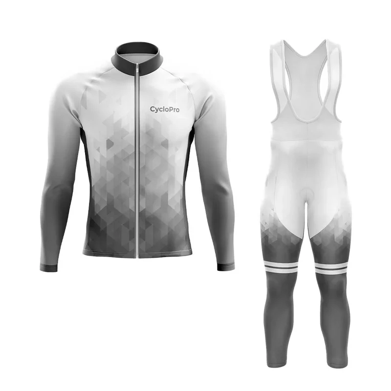 TENUE CYCLISTE AUTOMNE HOMME NOIRE - CRISTAL+