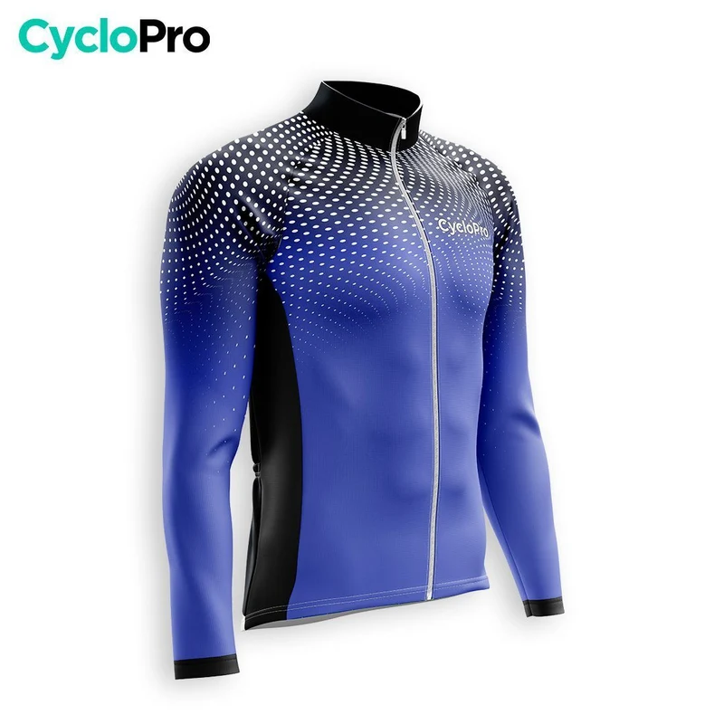 TENUE CYCLISTE AUTOMNE HOMME BLEU - DIMENSION+