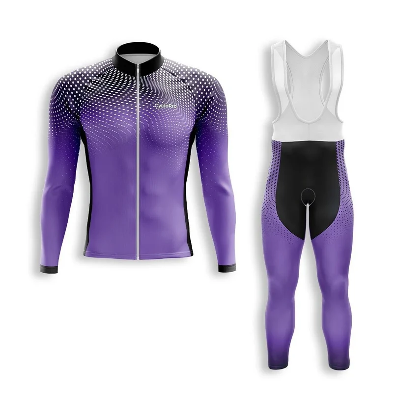 TENUE CYCLISTE AUTOMNE HOMME VIOLET - DIMENSION+
