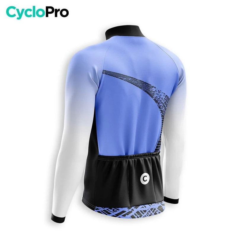TENUE CYCLISTE AUTOMNE HOMME BLEU - TRACE+