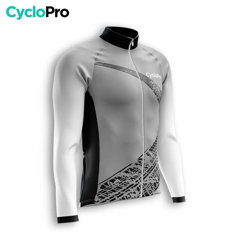 TENUE CYCLISTE AUTOMNE HOMME GRISE - TRACE+
