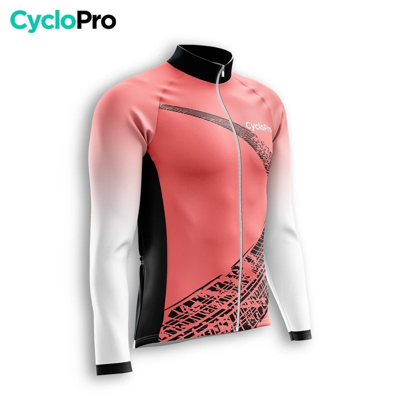 TENUE CYCLISTE AUTOMNE HOMME ROUGE - TRACE+