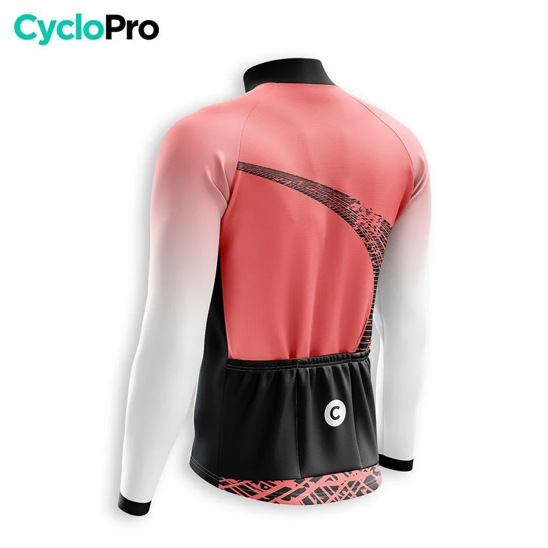 TENUE CYCLISTE AUTOMNE HOMME ROUGE - TRACE+