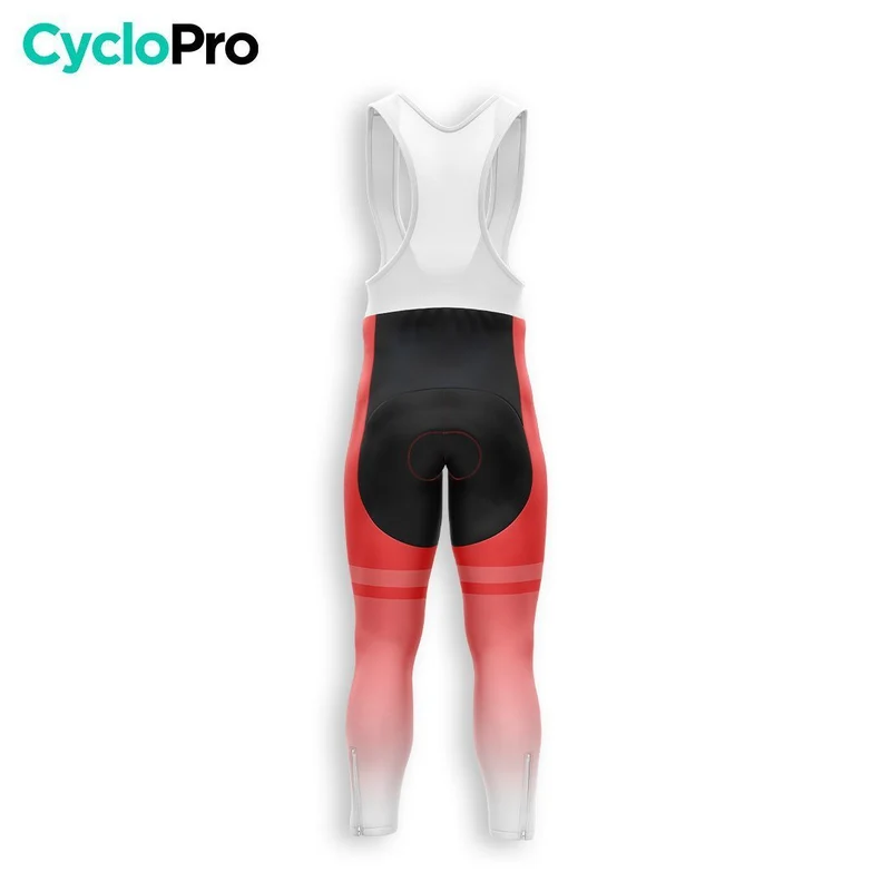TENUE CYCLISTE AUTOMNE HOMME ROUGE - TRACE+