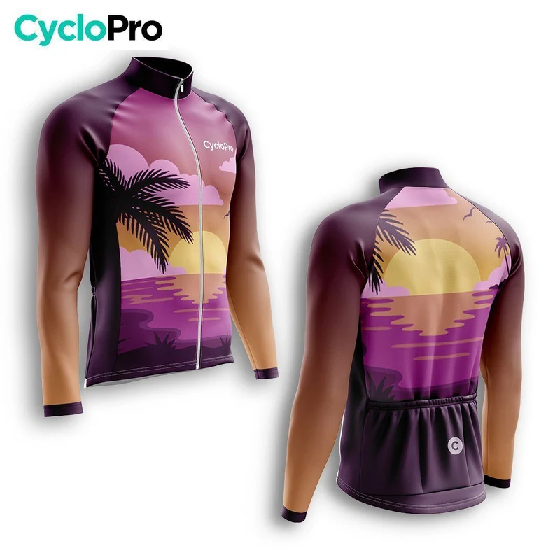 MAILLOT LONG DE CYCLISME AUTOMNE - SUNRISE+