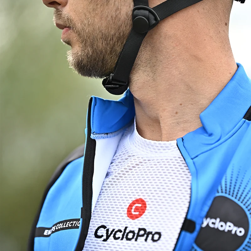 Tenue cycliste hiver Bleue - Eklïps