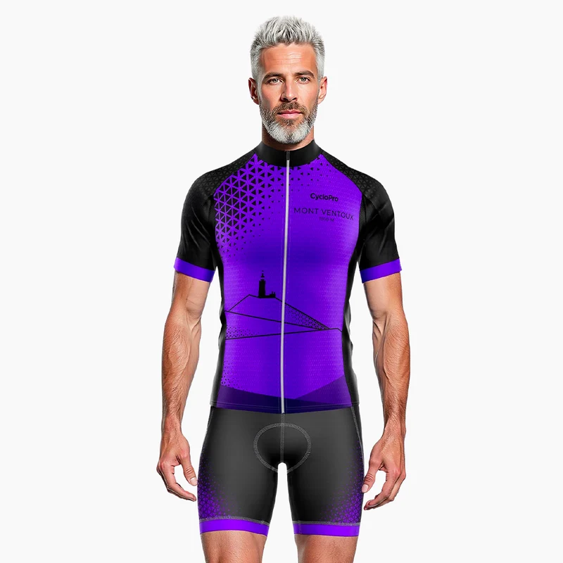 Tenue De Cyclisme Mont Ventoux Violette - Performance